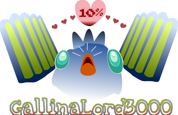 Bluebird Screecher with Hearts